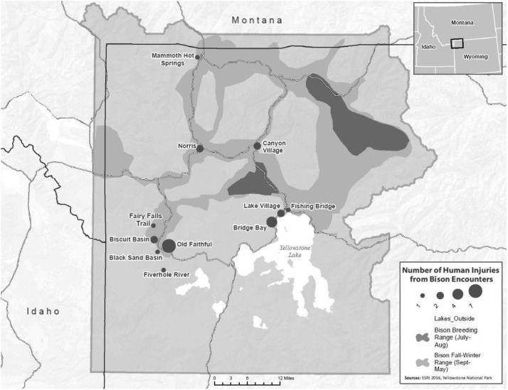 Developed areas